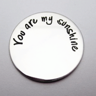 Locket Disc- You are my Sunshine